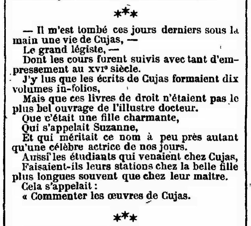 Commenter Oeuvres Cujas Le Grelot 8e Année Numéro 360 Du 3 Mars 1878